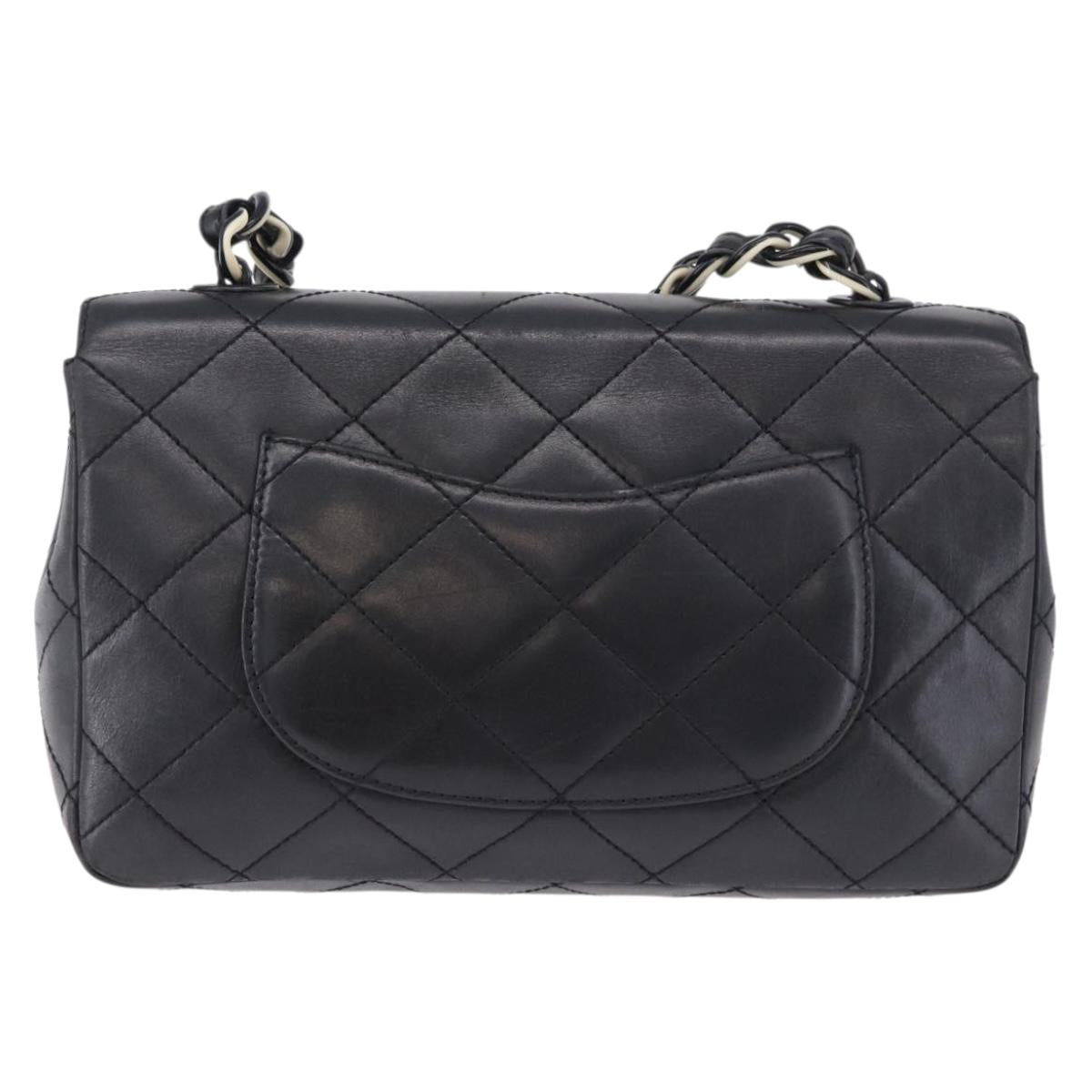 CHANEL Matelasse Chain Bag Nera Originale | Borsa a Catena Argento