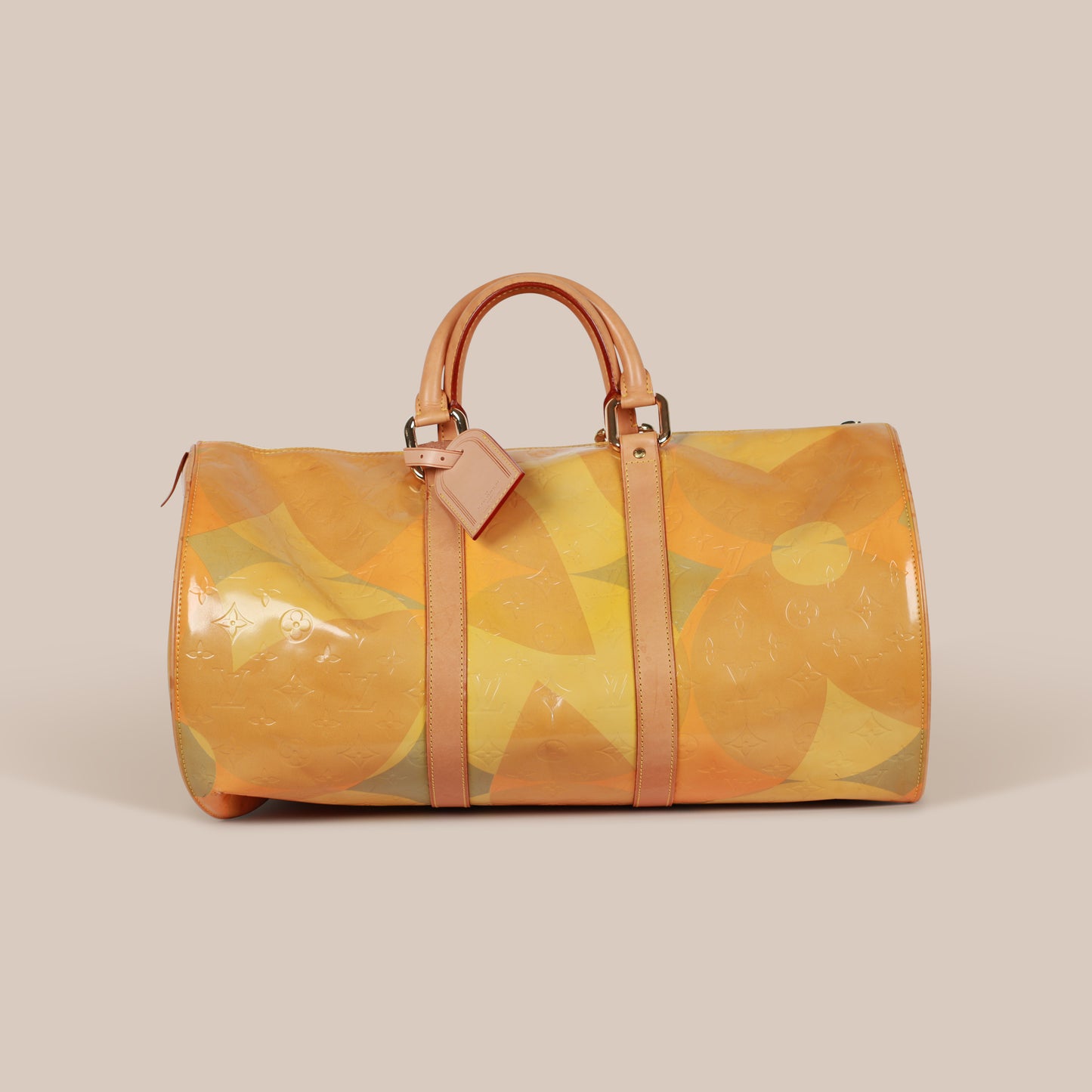 Louis Vuitton Keepall Vernis Fleur Polochon