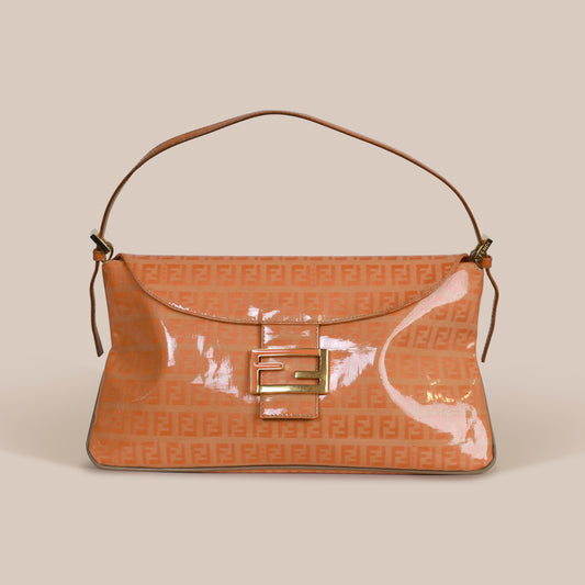 Fendi Zucchino Baguette Orange