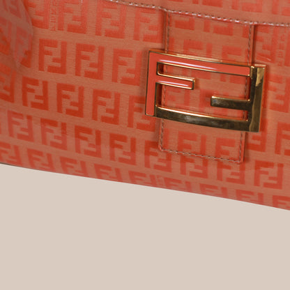 Fendi Zucchino Baguette Orange