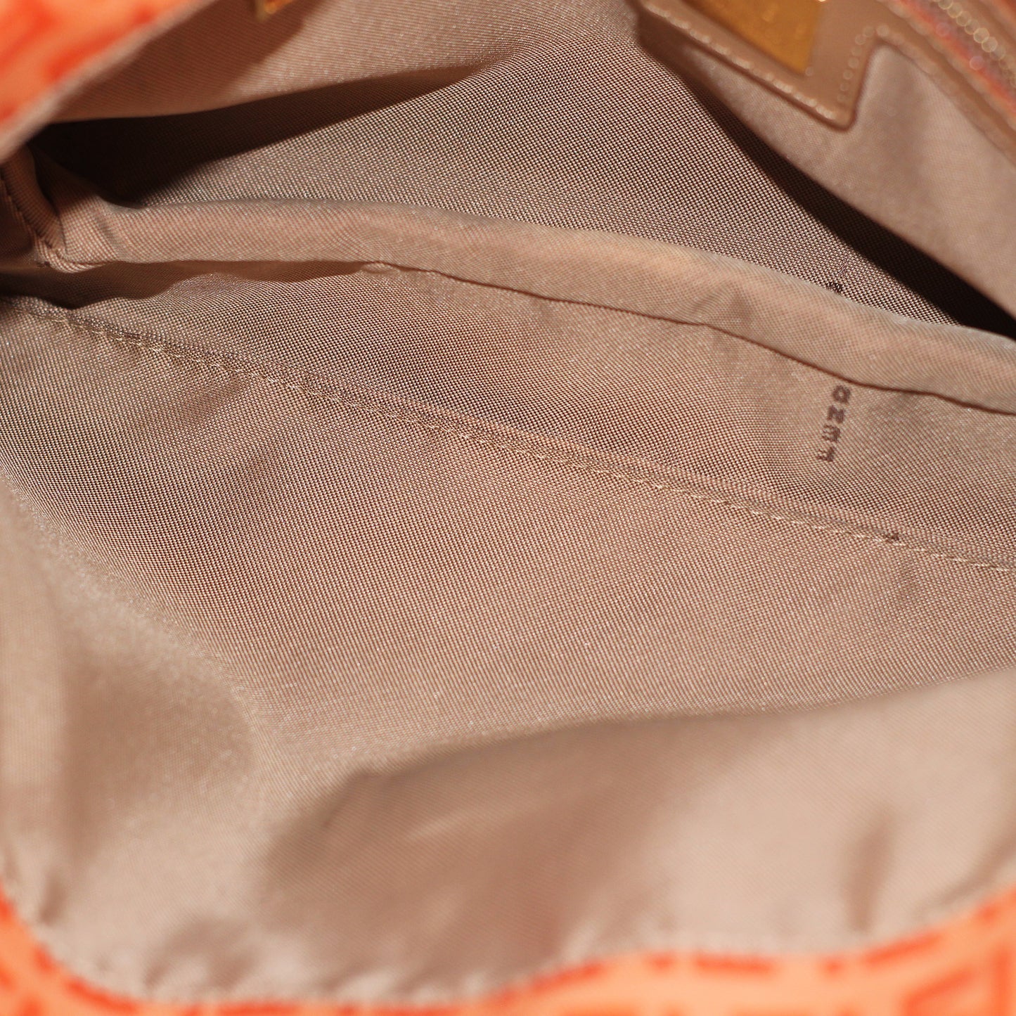 Fendi Zucchino Baguette Orange