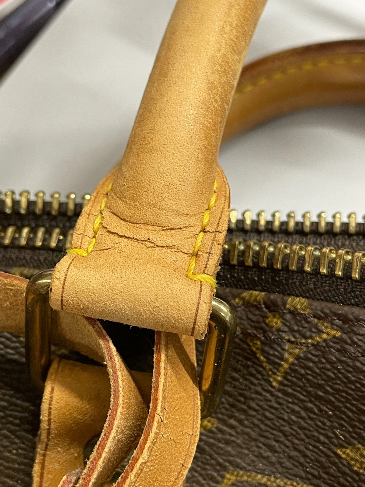 Louis Vuitton Keepall 50 Travel Handbag Monogram Vintage