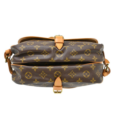 Louis Vuitton Monogram Saumur 30 Messenger Shoulder Bag Vintage