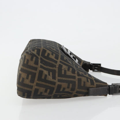 FENDI Zucca Canvas Baguette Bag Nero Marrone Originale | Mamma Baguette