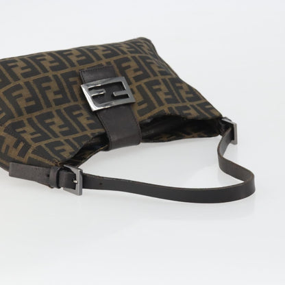 FENDI Zucca Canvas Baguette Bag Nero Marrone Originale | Mamma Baguette