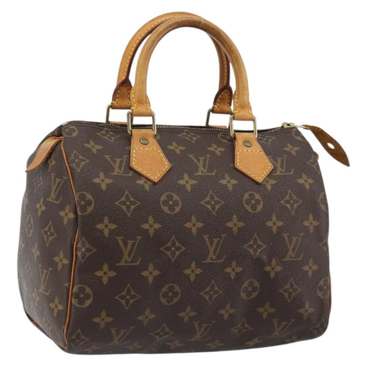Louis Vuitton Speedy 25 Monogram Canvas Handbag Authentic am12008A - photo 1