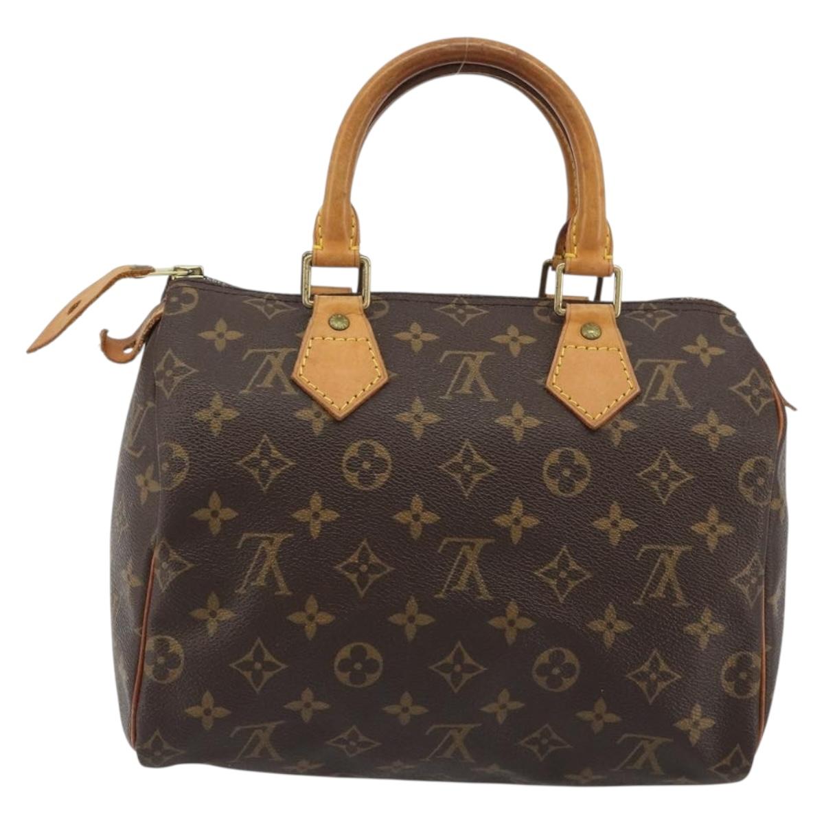 Louis Vuitton Speedy 25 Monogram Canvas Handbag Authentic am12008A - photo 2