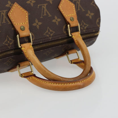 Louis Vuitton Speedy 25 Monogram Canvas Handbag Authentic am12008A - photo 7