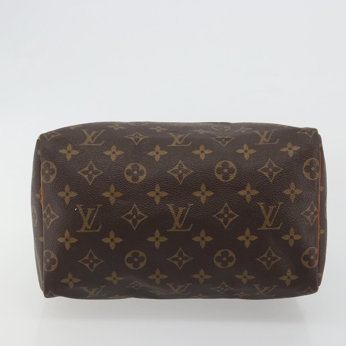 Louis Vuitton Speedy 25 Monogram Canvas Handbag Authentic am12008A - photo 5