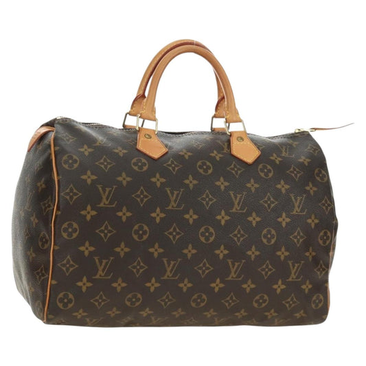 Louis Vuitton Speedy 35 Monogram Canvas Handbag Authentic am12014V - photo 1