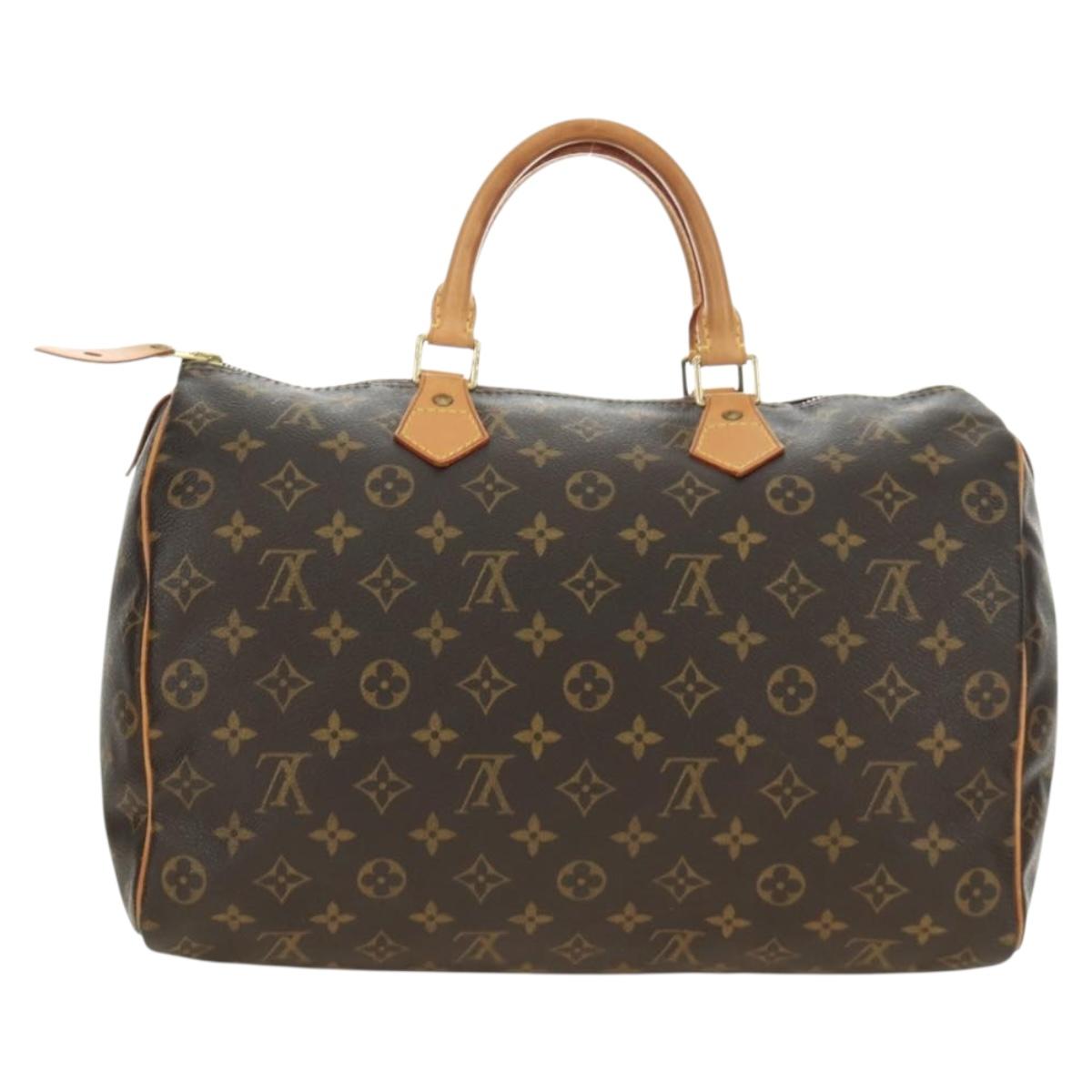 Louis Vuitton Speedy 35 Monogram Canvas Handbag Authentic am12014V - photo 2