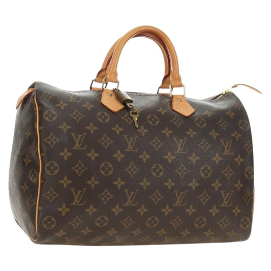 Louis Vuitton Speedy 35 Monogram Canvas Handbag Authentic am12023V - photo 1