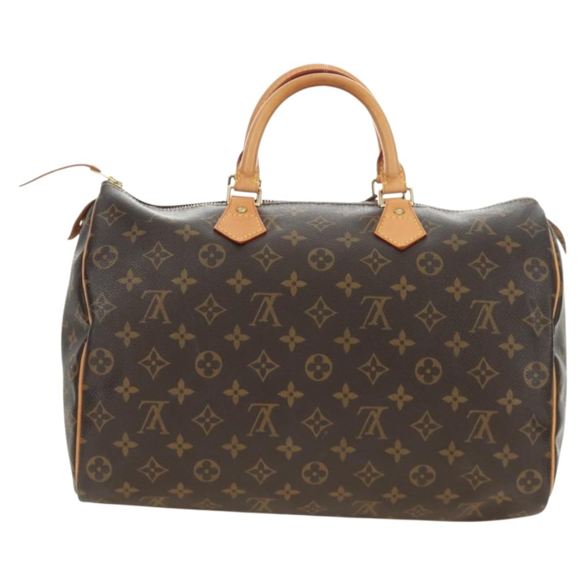 Louis Vuitton Speedy 35 Monogram Canvas Handbag Authentic am12023V - photo 2