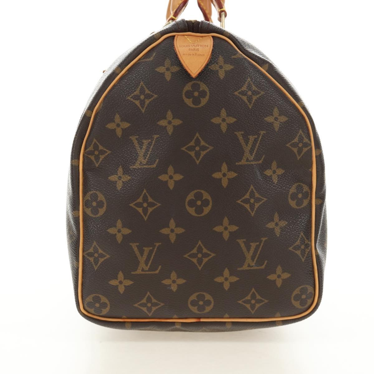 Louis Vuitton Speedy 35 Monogram Canvas Handbag Authentic am12023V - photo 3