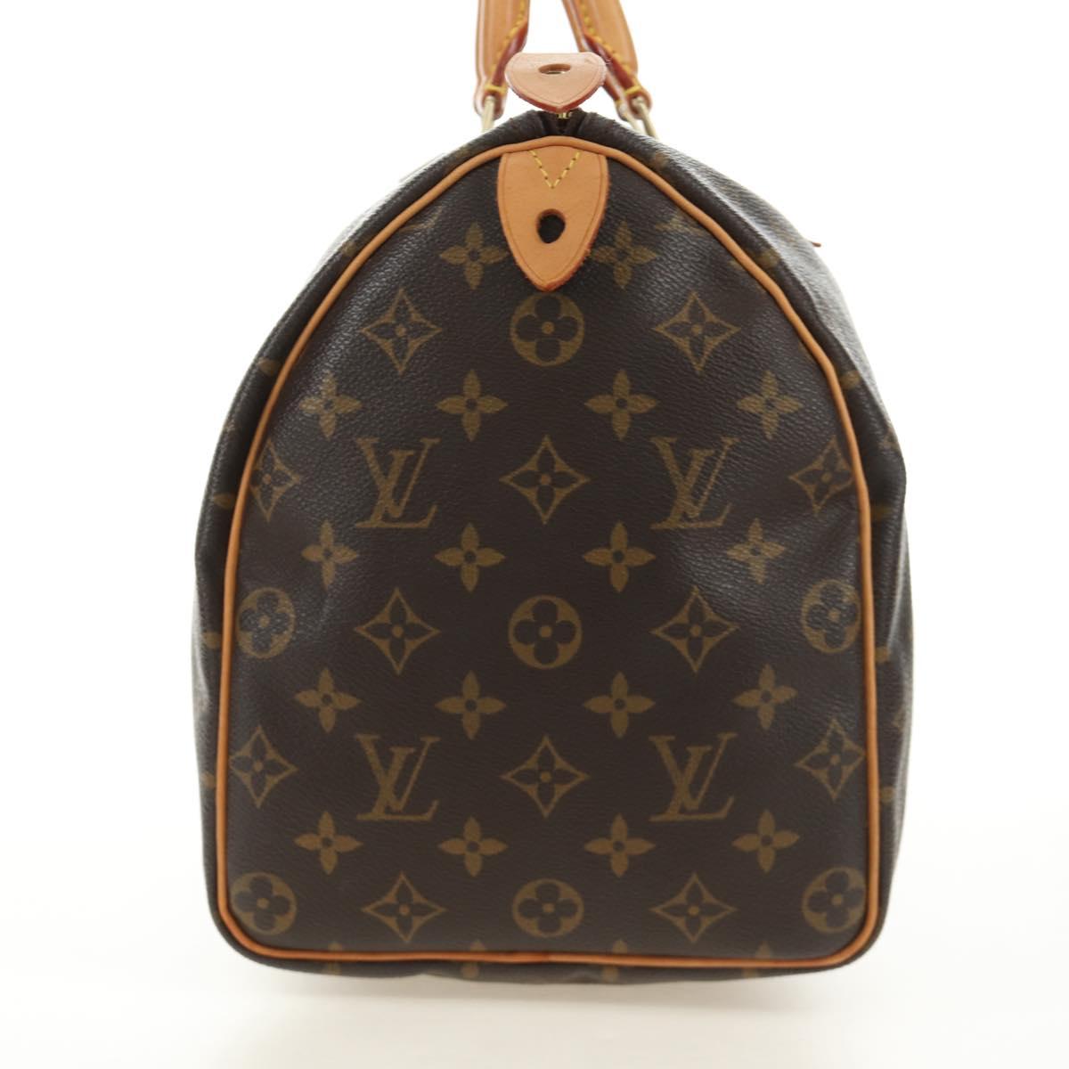 Louis Vuitton Speedy 35 Monogram Canvas Handbag Authentic am12023V - photo 4