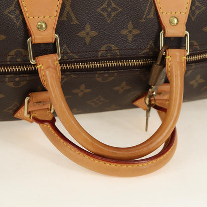 Louis Vuitton Speedy 35 Monogram Canvas Handbag Authentic am12023V - photo 7