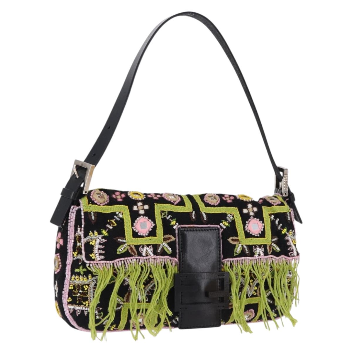 FENDI Beads Fringe Baguette Bag Multicolor Originale | Mamma Baguette Perline