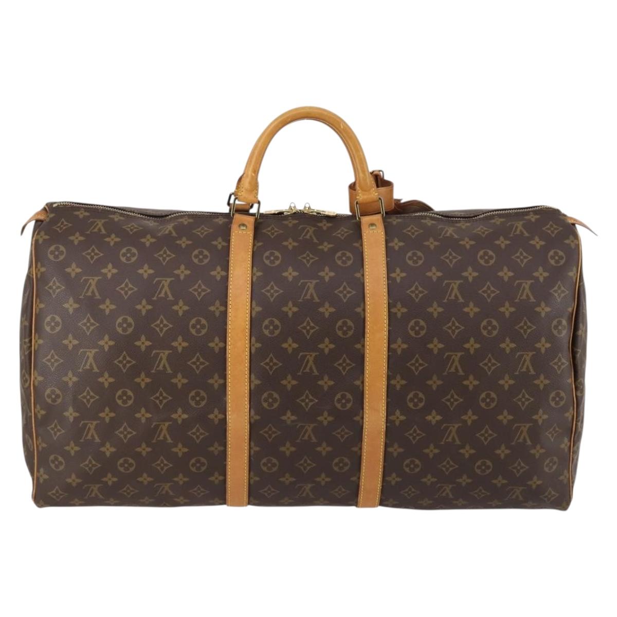 Louis Vuitton Keepall 60 Monogram Boston Bag Authentic am9334 - photo 2