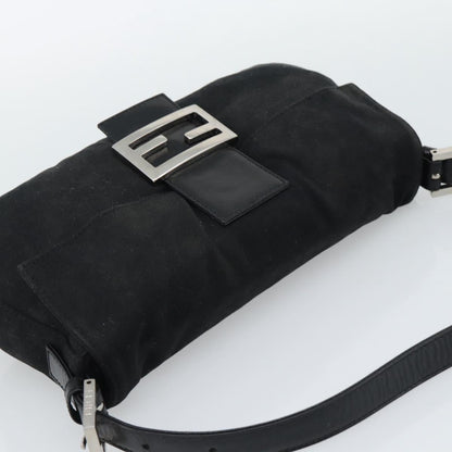 FENDI Mamma Baguette Bag Cotone Nero Argento Originale | Borsa Vintage