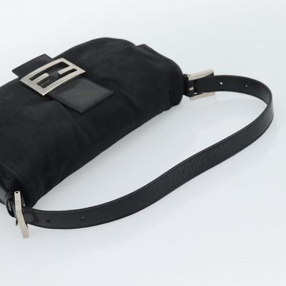 FENDI Mamma Baguette Bag Cotone Nero Argento Originale | Borsa Vintage