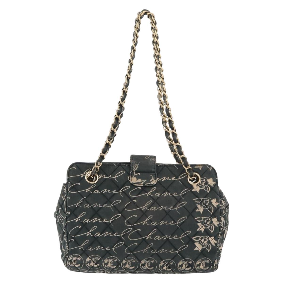 CHANEL Matelasse Chain Bag Verde Originale | Nylon Oro
