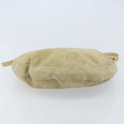 FENDI Mamma Baguette Bag Camoscio Beige Originale | Borsa Vintage Oro