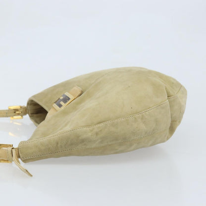 FENDI Mamma Baguette Bag Camoscio Beige Originale | Borsa Vintage Oro