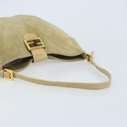 FENDI Mamma Baguette Bag Camoscio Beige Originale | Borsa Vintage Oro