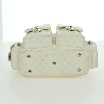 CHANEL Cambon Line Matelasse Hand Bag Bianca Originale | Borsa Argento