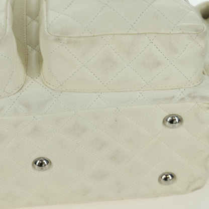 CHANEL Cambon Line Matelasse Hand Bag Bianca Originale | Borsa Argento