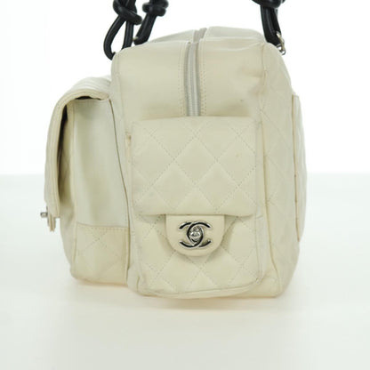 CHANEL Cambon Line Matelasse Hand Bag Bianca Originale | Borsa Argento