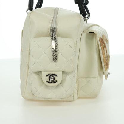 CHANEL Cambon Line Matelasse Hand Bag Bianca Originale | Borsa Argento