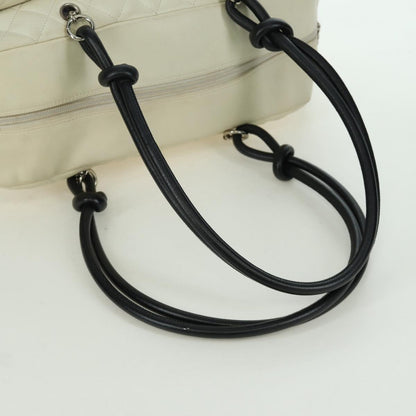 CHANEL Cambon Line Matelasse Hand Bag Bianca Originale | Borsa Argento