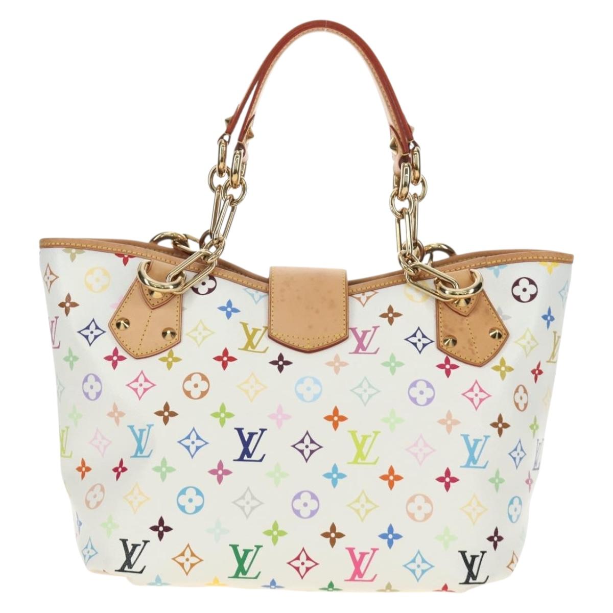 Louis Vuitton Multicolor Annie GM Tote Bag White Authentic BA13672SAV - photo 2
