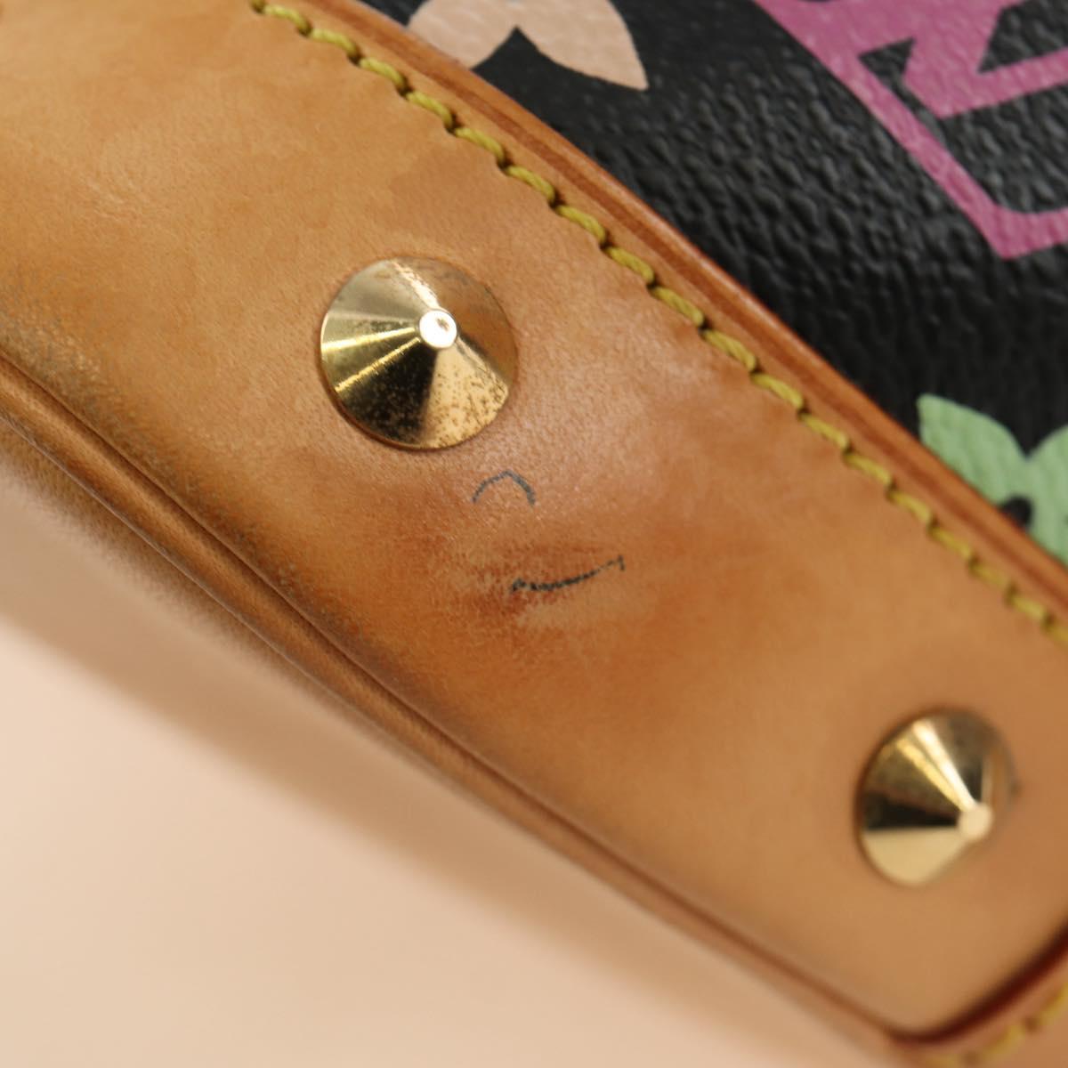 Louis Vuitton Monogram Multicolor Alma Handbag Black Authentic BA13683SAV - photo 8