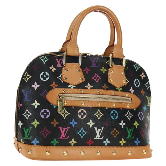 Louis Vuitton Monogram Multicolor Alma Handbag Black Authentic BA13683SAV - photo 1