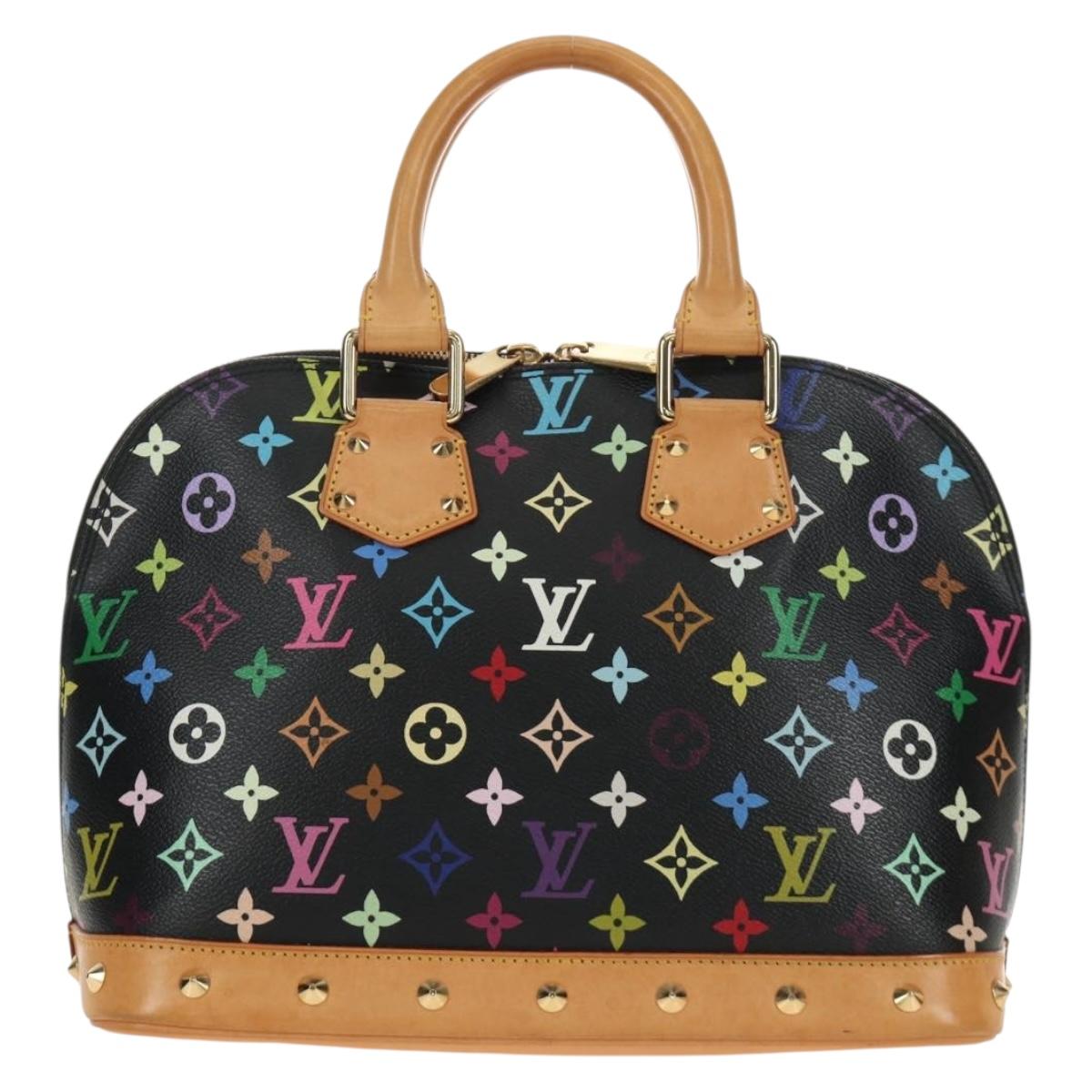 Louis Vuitton Monogram Multicolor Alma Handbag Black Authentic BA13683SAV - photo 2