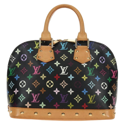 Louis Vuitton Monogram Multicolor Alma Handbag Black Authentic BA13683SAV - photo 2