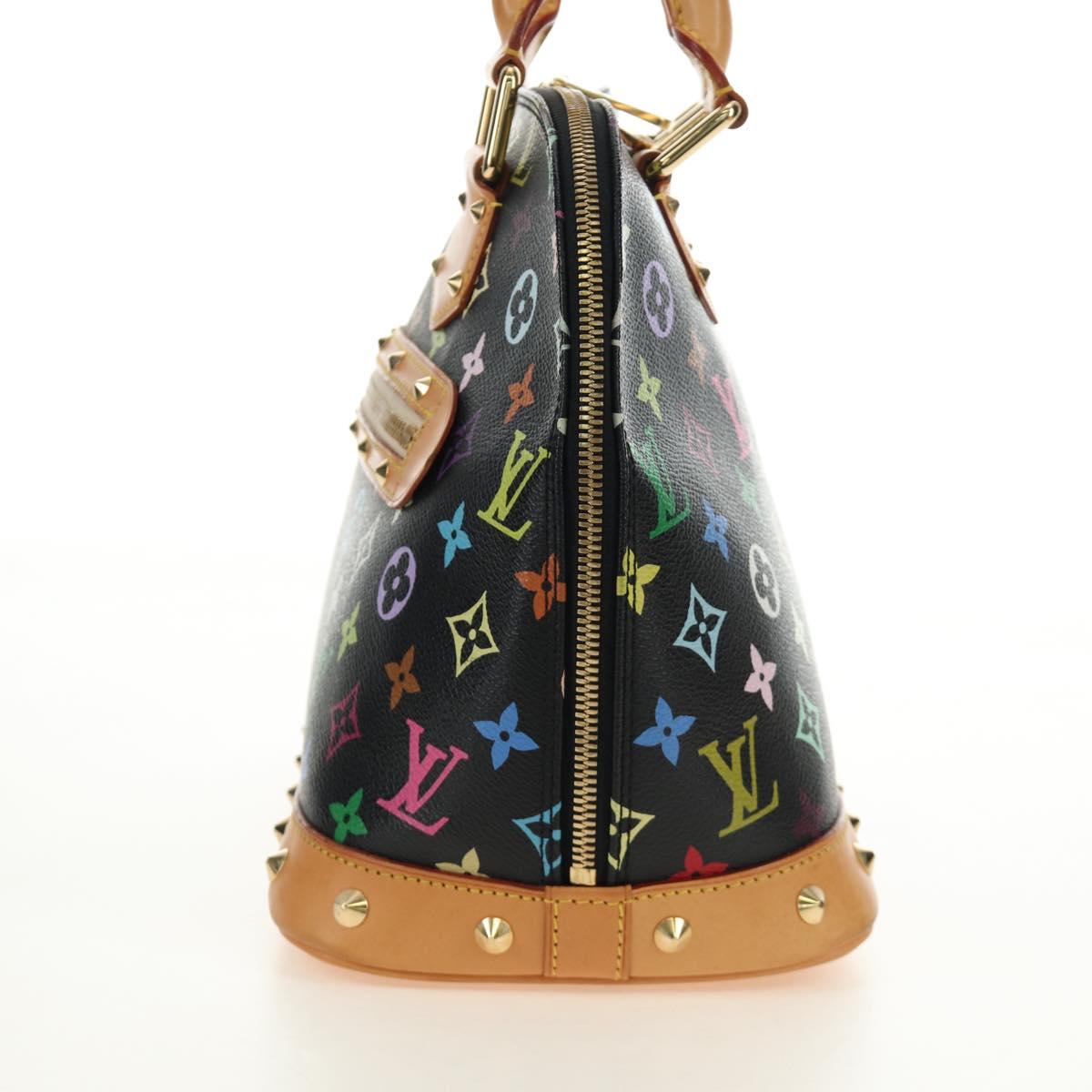 Louis Vuitton Monogram Multicolor Alma Handbag Black Authentic BA13683SAV - photo 3