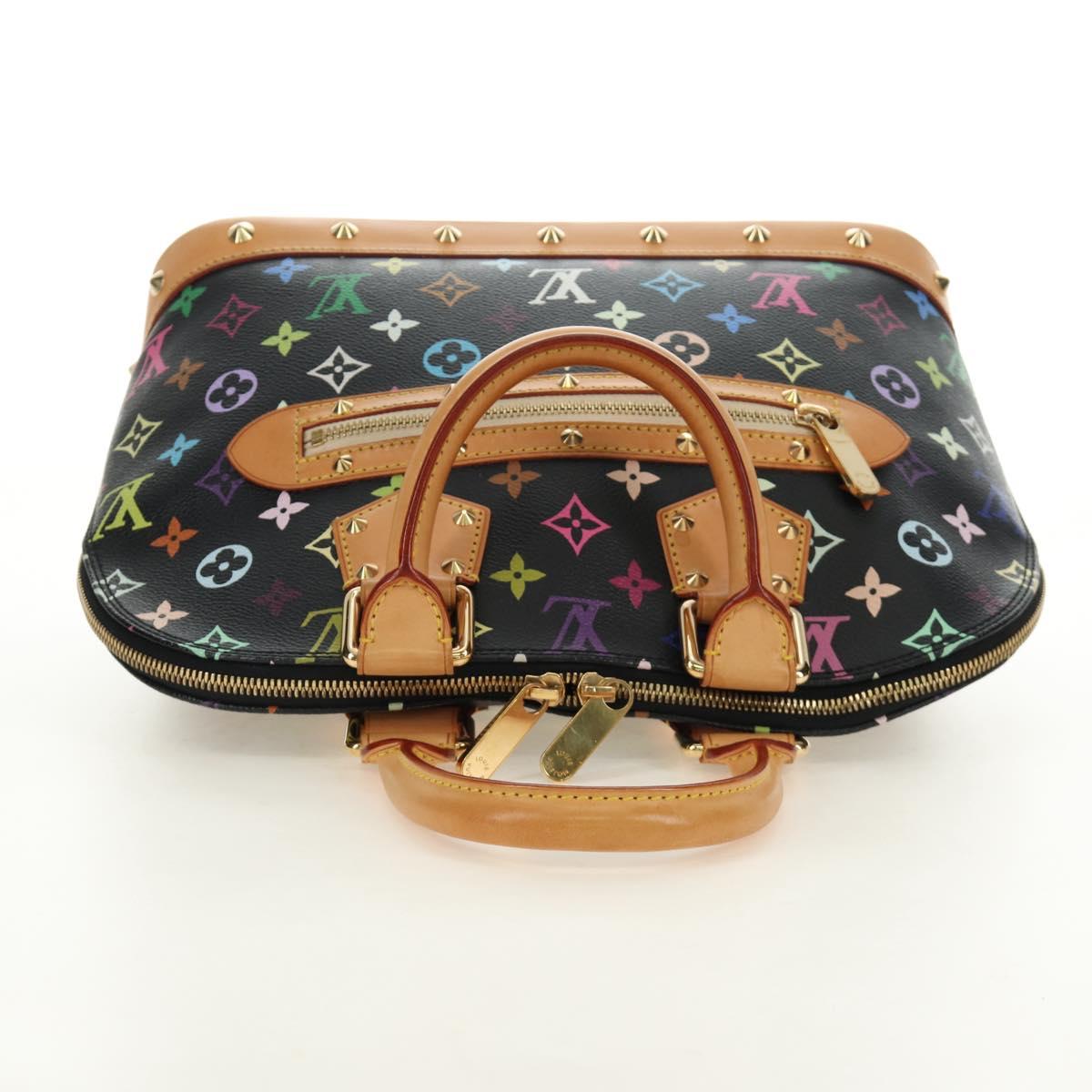 Louis Vuitton Monogram Multicolor Alma Handbag Black Authentic BA13683SAV - photo 6