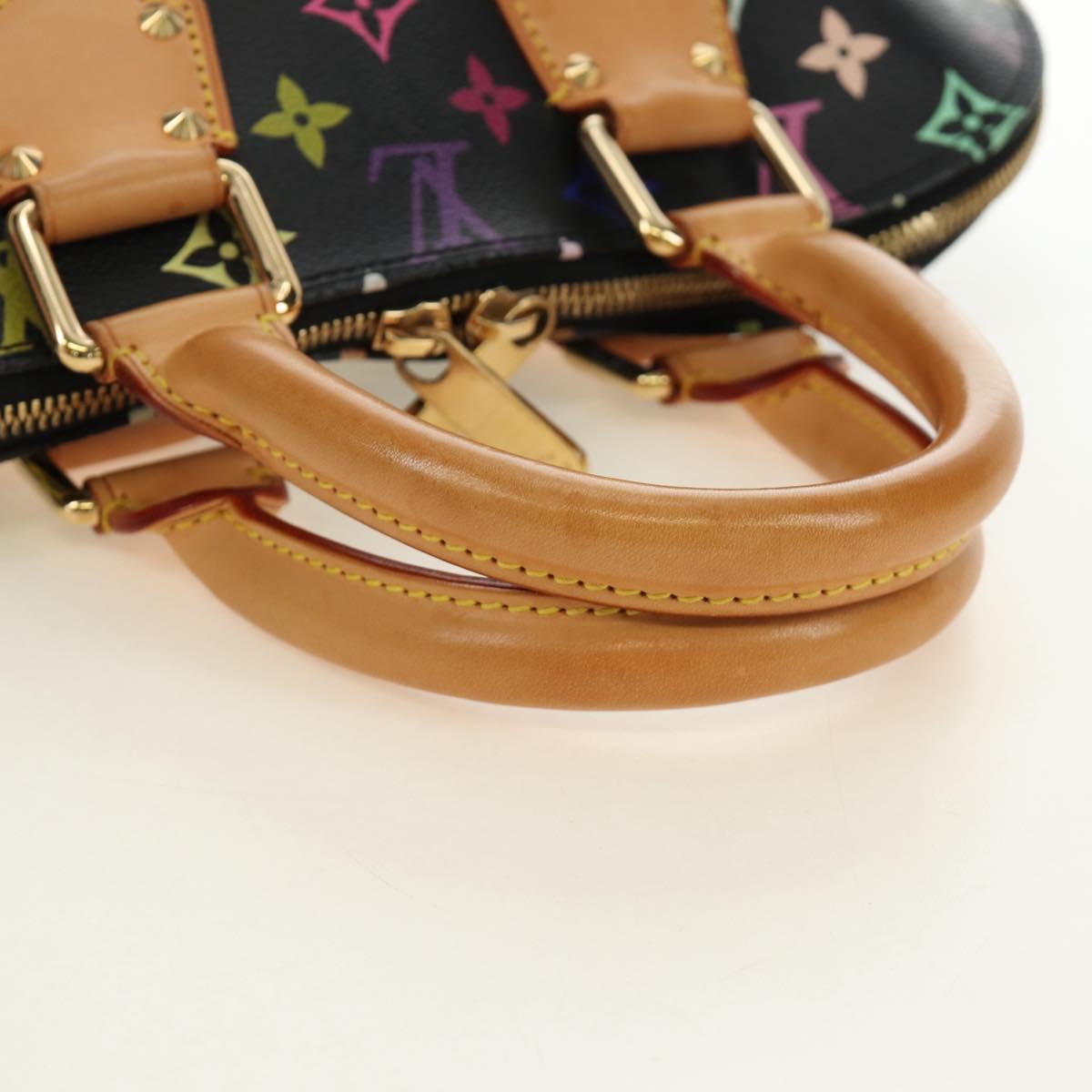 Louis Vuitton Monogram Multicolor Alma Handbag Black Authentic BA13683SAV - photo 7