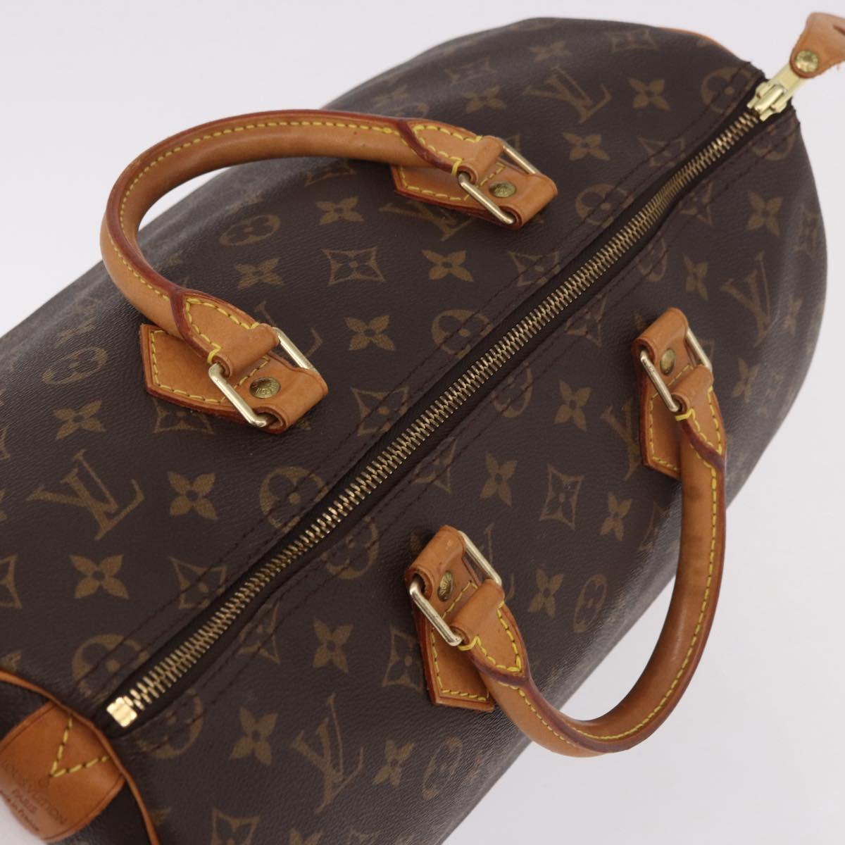 Louis Vuitton Speedy 35 Monogram Canvas Handbag Authentic BA13690V - photo 6