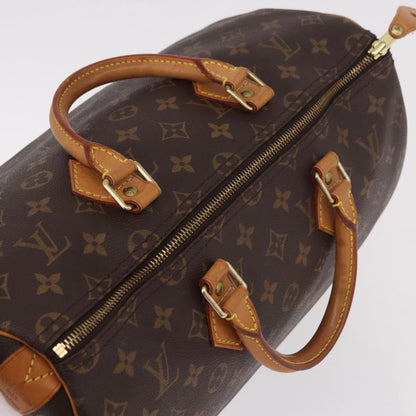 Louis Vuitton Speedy 35 Monogram Canvas Handbag Authentic BA13690V - photo 6