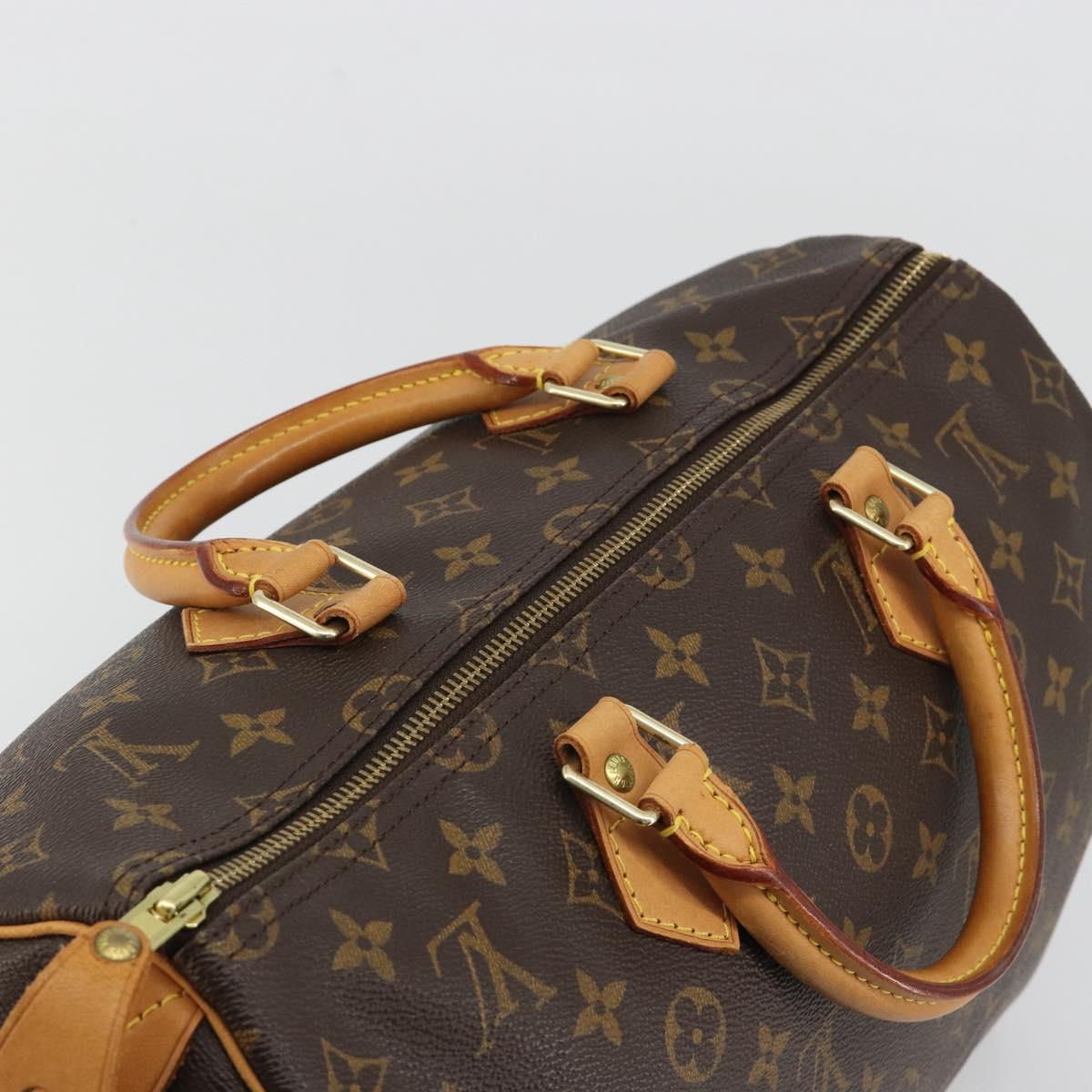 Louis Vuitton Speedy 35 Monogram Canvas Handbag Authentic BA13692V - photo 6