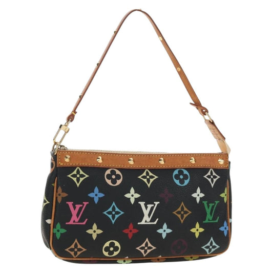 Louis Vuitton Multicolor Pochette Accessoires Pouch Black Authentic BA13769V - photo 1