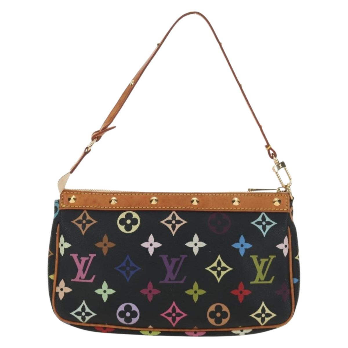 Louis Vuitton Multicolor Pochette Accessoires Pouch Black Authentic BA13769V - photo 2