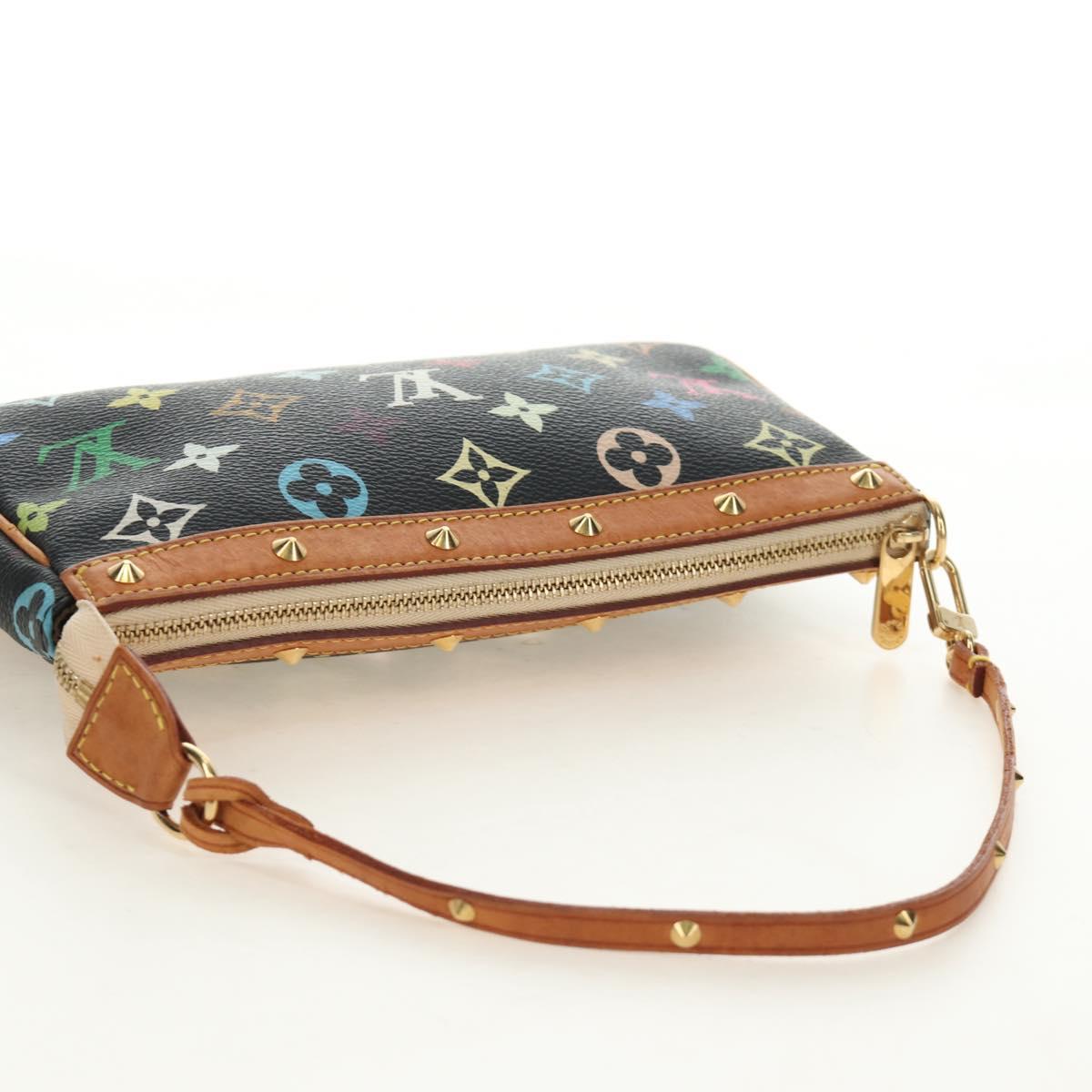 Louis Vuitton Multicolor Pochette Accessoires Pouch Black Authentic BA13769V - photo 6