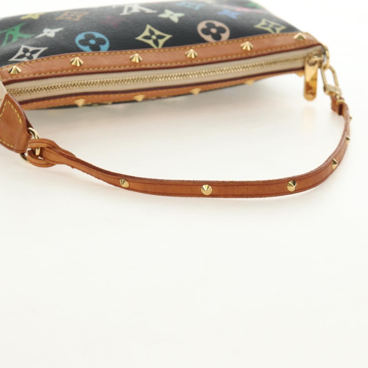 Louis Vuitton Multicolor Pochette Accessoires Pouch Black Authentic BA13769V - photo 7
