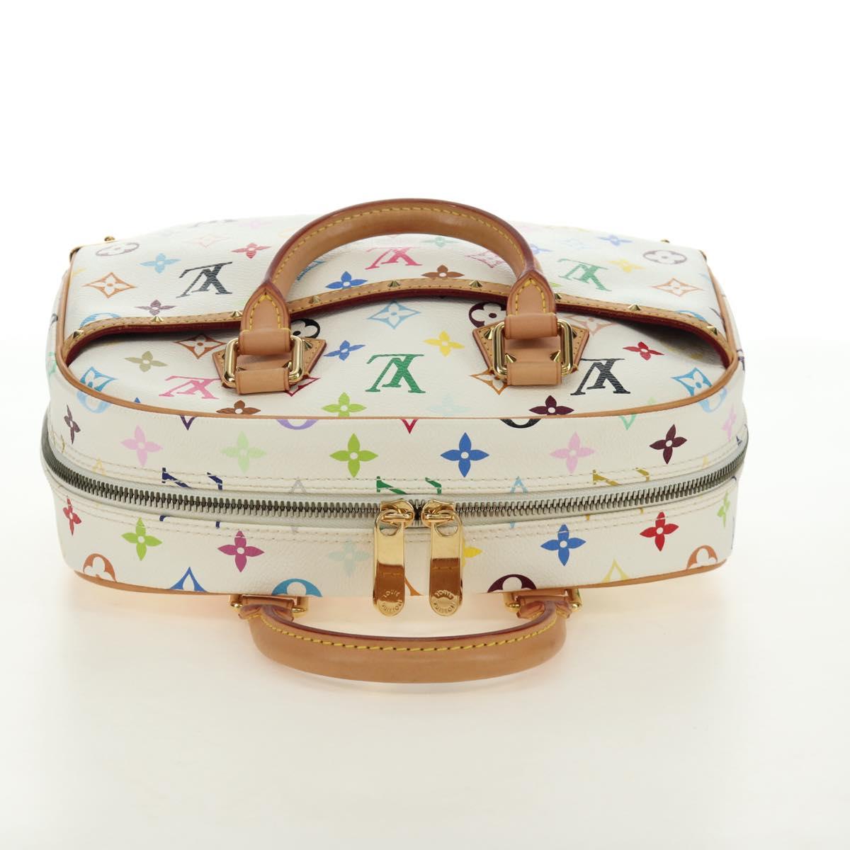 Louis Vuitton Multicolor Trouville Handbag White Authentic BA13774V - photo 6