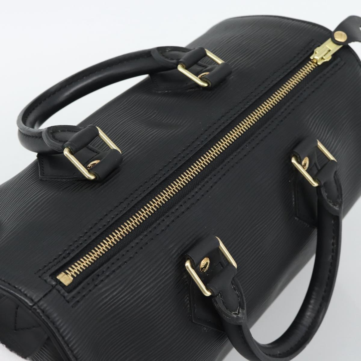Louis Vuitton Epi Speedy 30 Handbag Noir Black Authentic BA13894A - photo 6